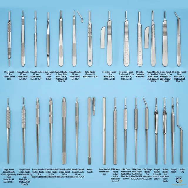 BP / Scalpel Handles, surgical instruments, Tahir Group of Industries