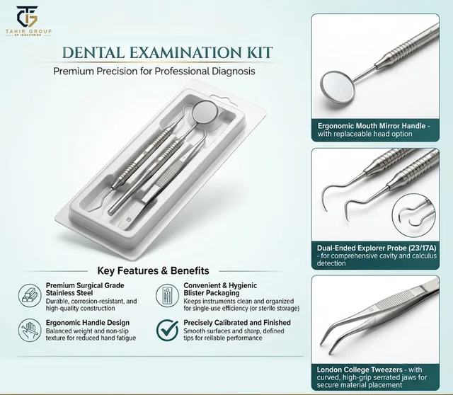 Dental Examination Kit, dental instruments, Tahir Group of Industries