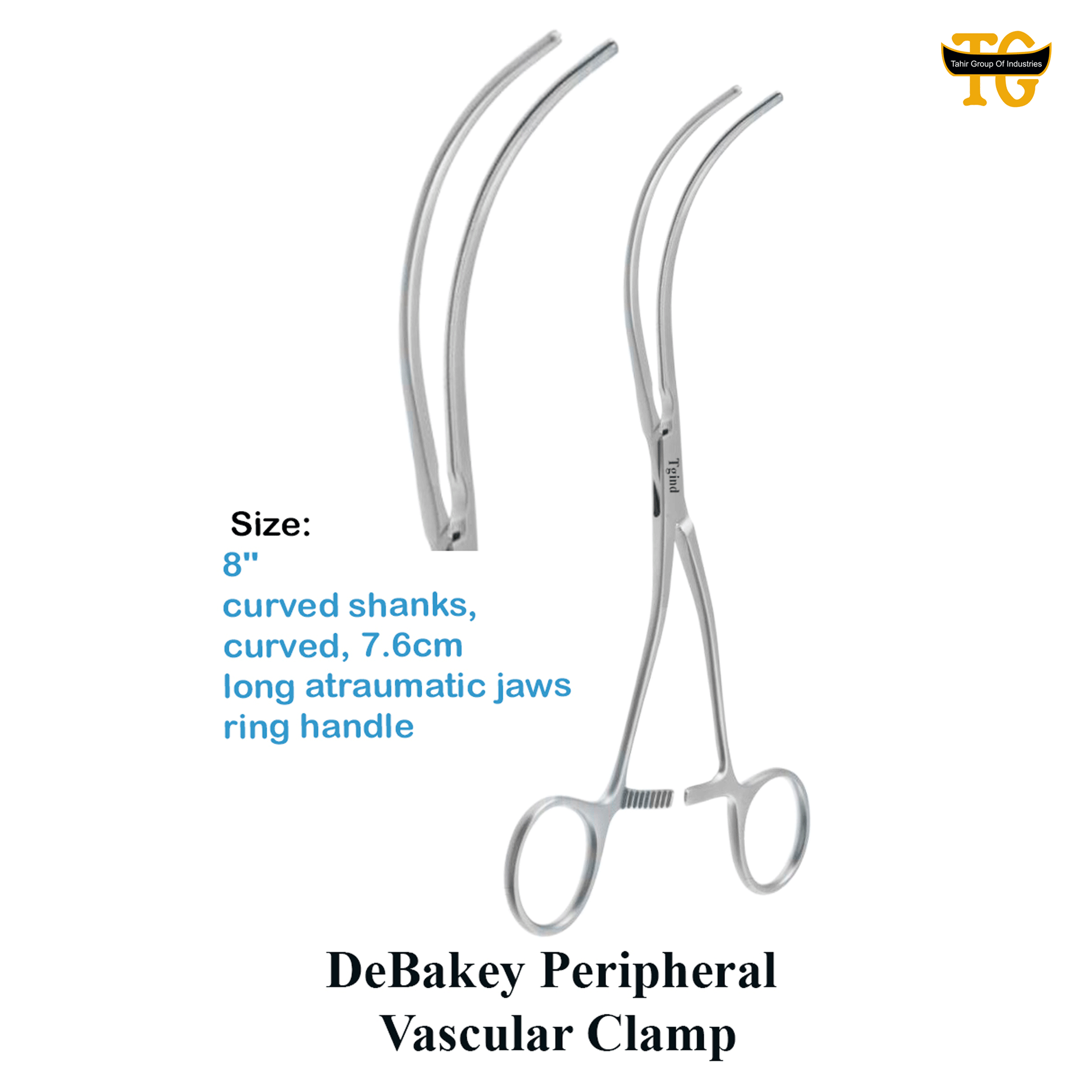 Debakey Peripheral Clamp-TGIND-001015