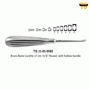 bruns bone curette-TG 11-01-583