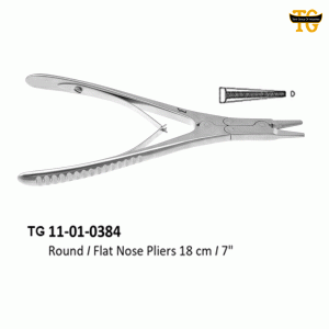 round flat nose plier-TG 11-01-384