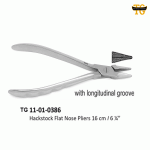 Hackstock flat nose plier-TG 11-01-386