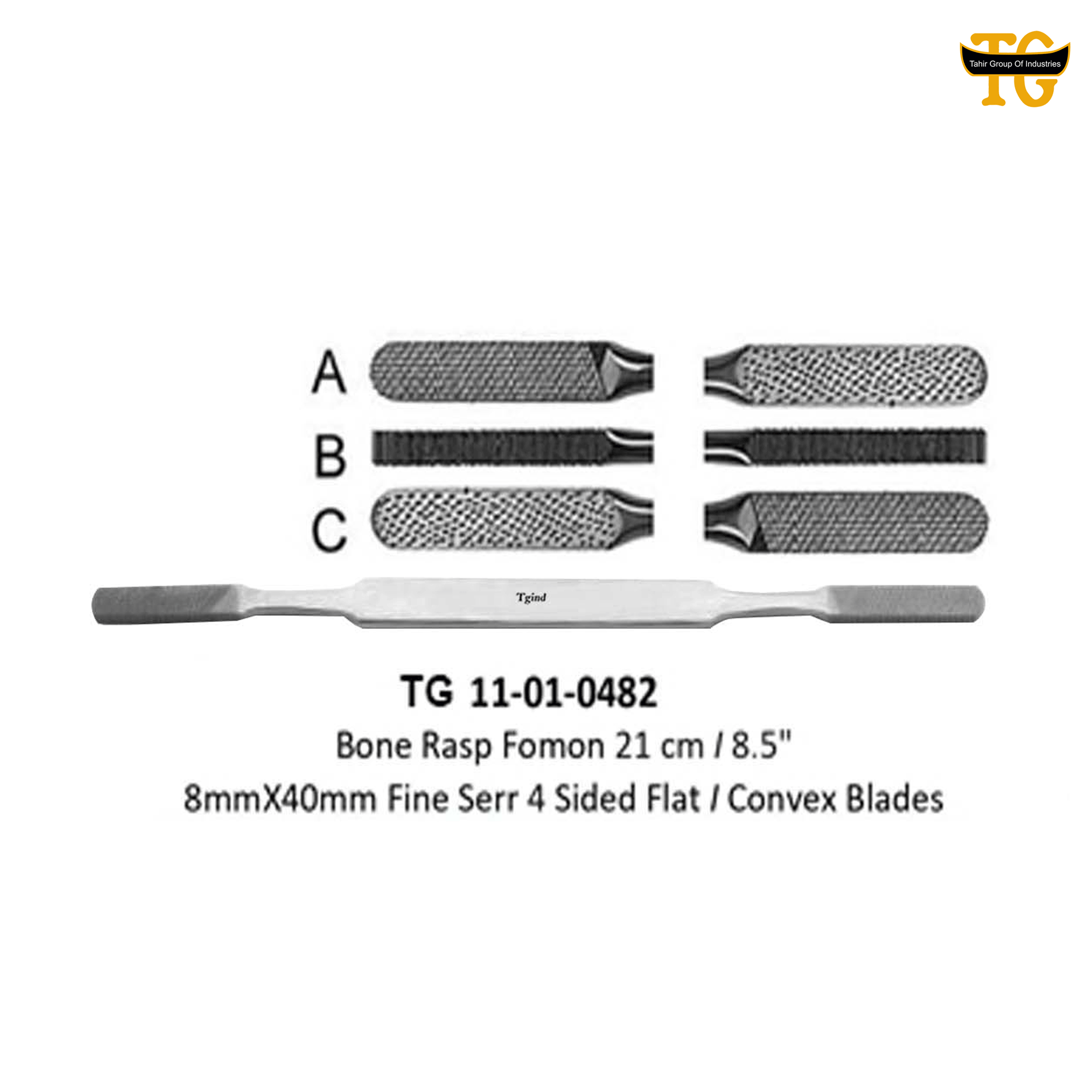fomon bone rasp-TG 11-01-482